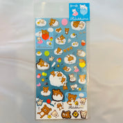 Kawaii Import San-X Rilakkuma Blue Sky Stickers: 2 Kawaii Gifts 4974413508018