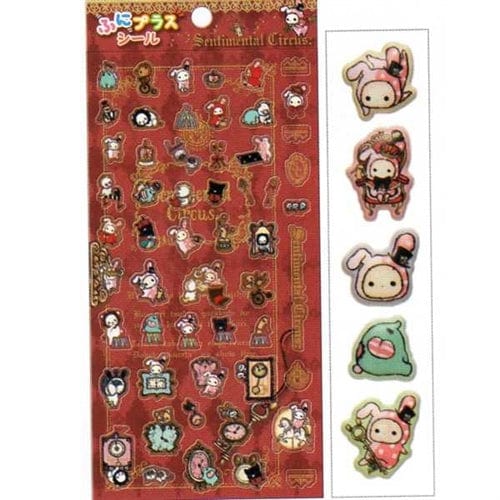 San-X Sentimental Circus 2-Sheet Sticker Set