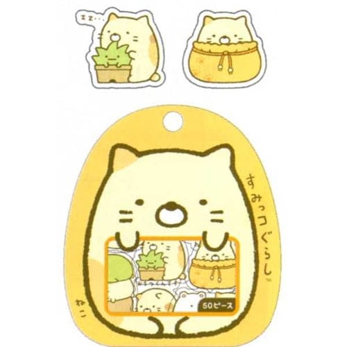 sumikko gurashi cat Sticker for Sale by Gabbie i