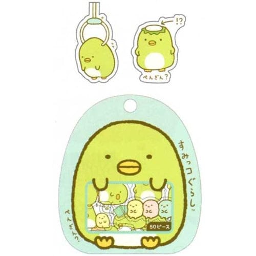 San-X Sumikko Gurashi "Things in the Corner" 50-Piece Sticker Sack: Penguin Kappa?