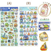 San-X Sumikko Gurashi "Things in the Corner" Marine Style Thick Epoxy Stickers: (A)