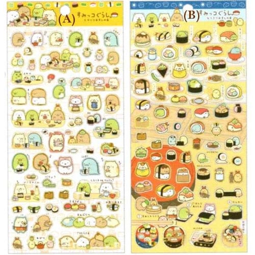 San-X Sumikko Gurashi "Things in the Corner" Sushi House Stickers: (A) 