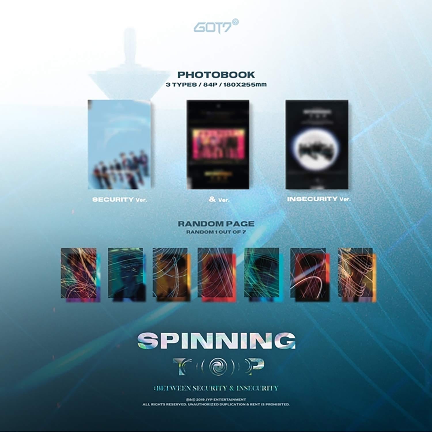 Korea Pop Store GOT7 - SPINNING TOP Kawaii Gifts 8809440338818