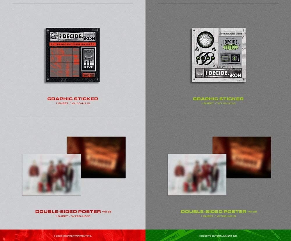 Korea Pop Store IKON - I DECIDE (3RD MINI ALBUM) Kawaii Gifts 8809634380210
