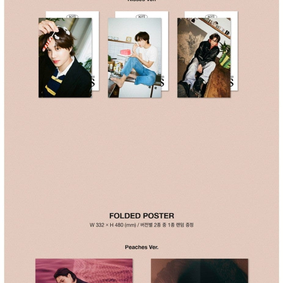 Korea Pop Store KAI - PEACHES (2ND MINI ALBUM) (PEACHES VER.) with Pre-Order Poster Kawaii Gifts 8809755509606