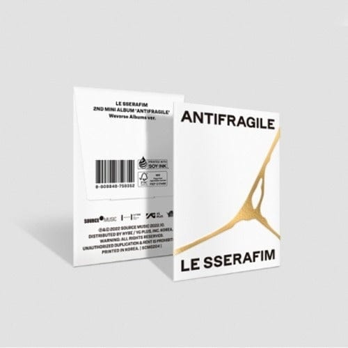Korea Pop Store LE SSERAFIM - ANTIFRAGILE (2ND MINI ALBUM) WEVERSE ALBUMS VER. Kawaii Gifts