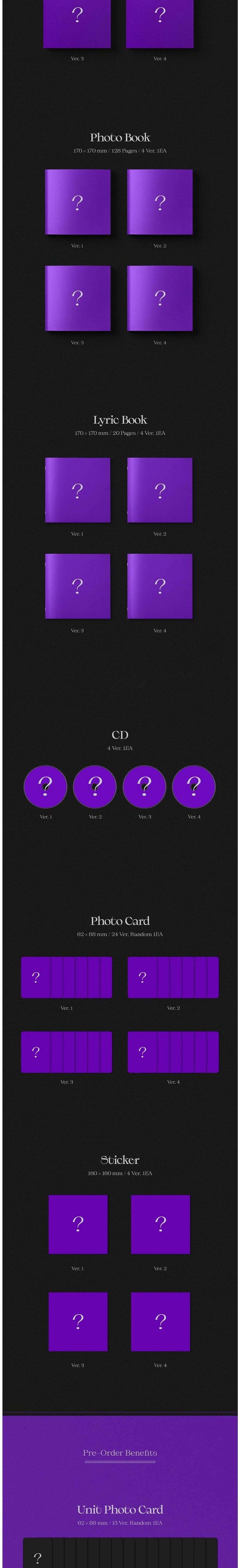 Korea Pop Store MONSTA X - ONE Of A KIND (MINI ALBUM) Kawaii Gifts 8804775162725