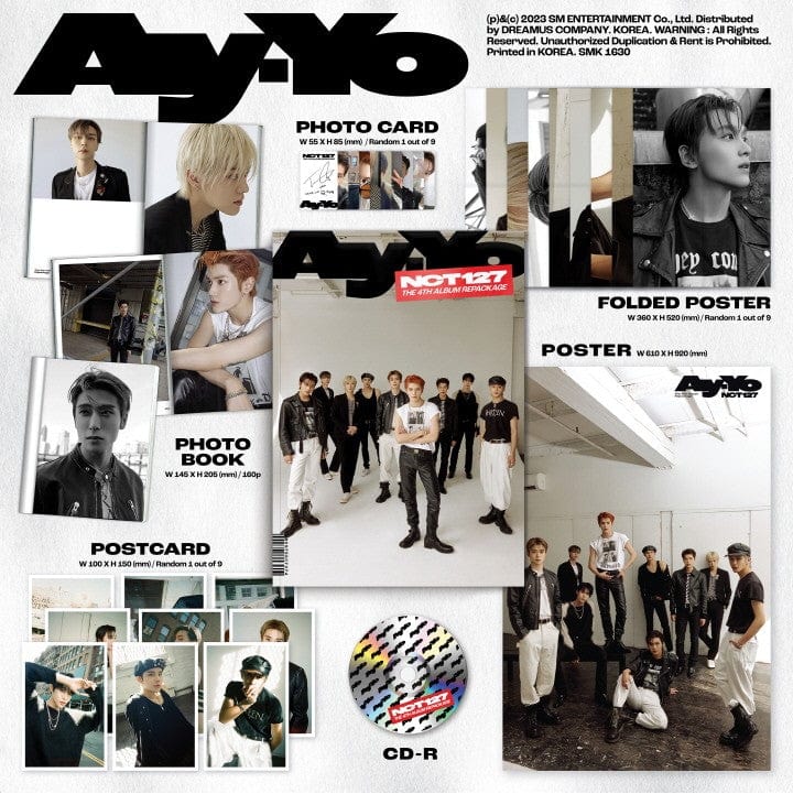 Korea Pop Store NCT 127 - VOL.4 REPACKAGE 'AY-YO' Kawaii Gifts