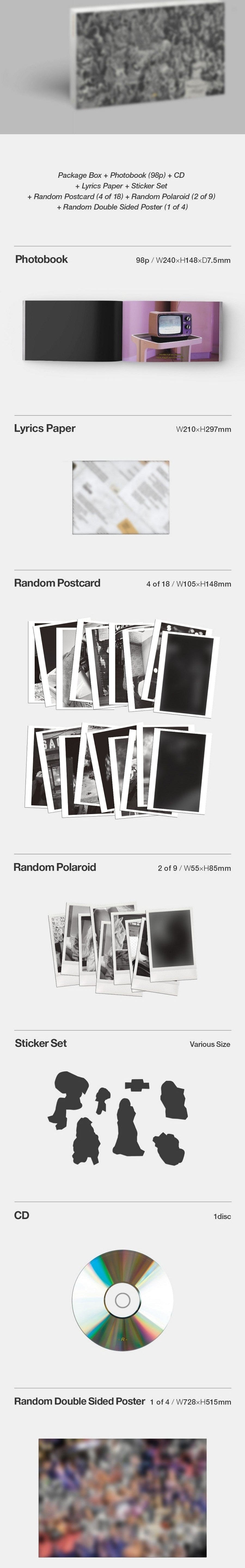 Korea Pop Store ROSE - ROSE FIRST SINGLE ALBUM -R- Kawaii Gifts 8809634380791