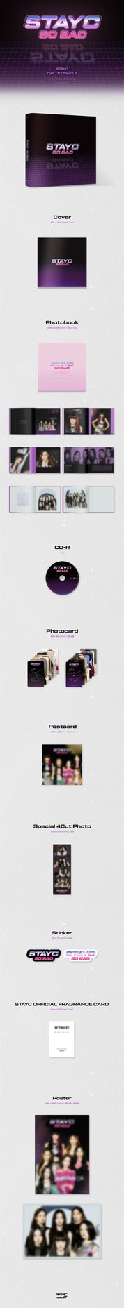 Korea Pop Store STAYC - STAR TO A YOUNG CULTURE (1ST SINGLE ALBUM) Kawaii Gifts 8804775152023