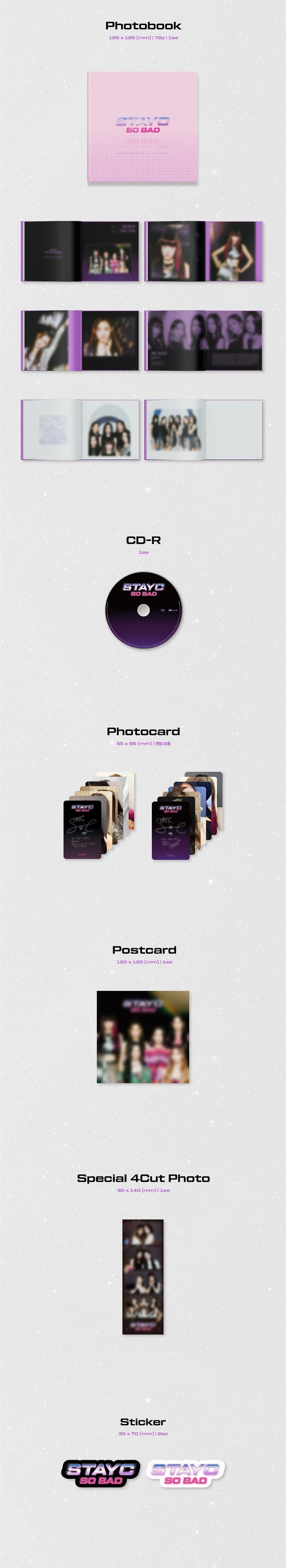 Korea Pop Store STAYC - STAR TO A YOUNG CULTURE (1ST SINGLE ALBUM) Kawaii Gifts 8804775152023