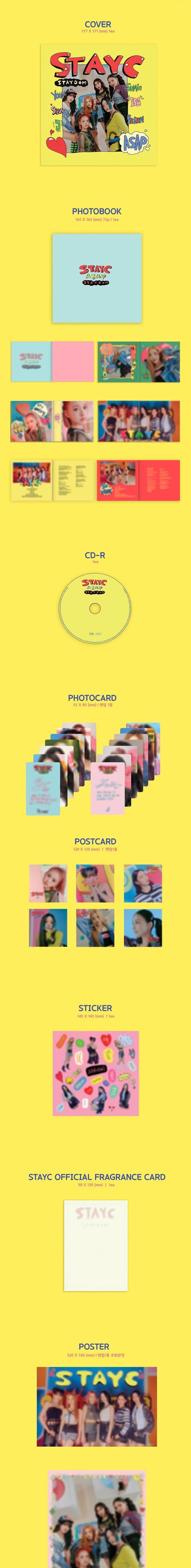 Korea Pop Store STAYC - STAYDOM (2ND SINGLE ALBUM) Kawaii Gifts 8804775159800