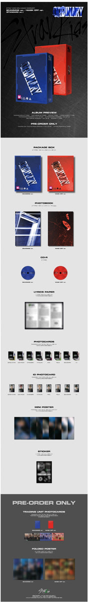 Korea Pop Store STRAY KIDS - ODDINARY (STANDARD VER.) with Special Pre-Order Only Benefits Kawaii Gifts 8809755509934