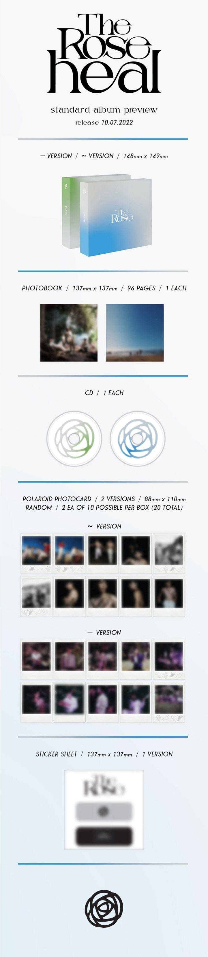 Korea Pop Store THE ROSE - HEAL Kawaii Gifts