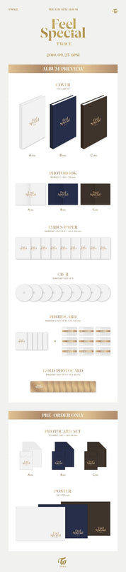 Korea Pop Store TWICE - FEEL SPECIAL (8TH MINI ALBUM) Kawaii Gifts 8809440339204