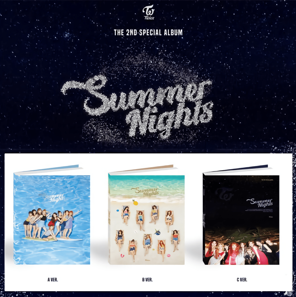 TWICE - Summer Nights (2nd Special Album) – Kawaii Gifts TWICE - Summer Nights (2nd Special Album) – Kawaii Gifts