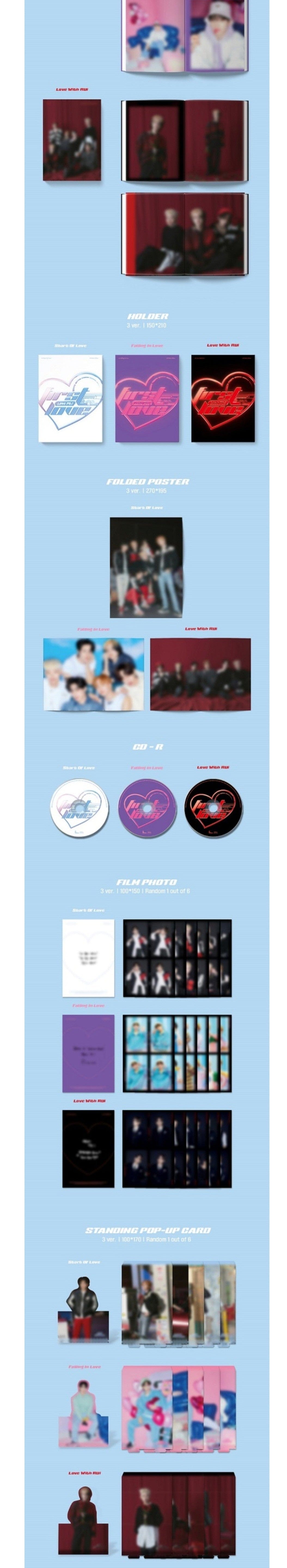 Korea Pop Store WEI - PART.1 : FIRST LOVE (4TH MINI ALBUM) Kawaii Gifts 8804775250767