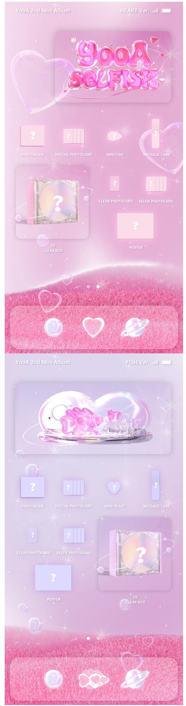 Korea Pop Store YOOA(OH MY GIRL) - Selfish (2ND MINI ALBUM) Kawaii Gifts