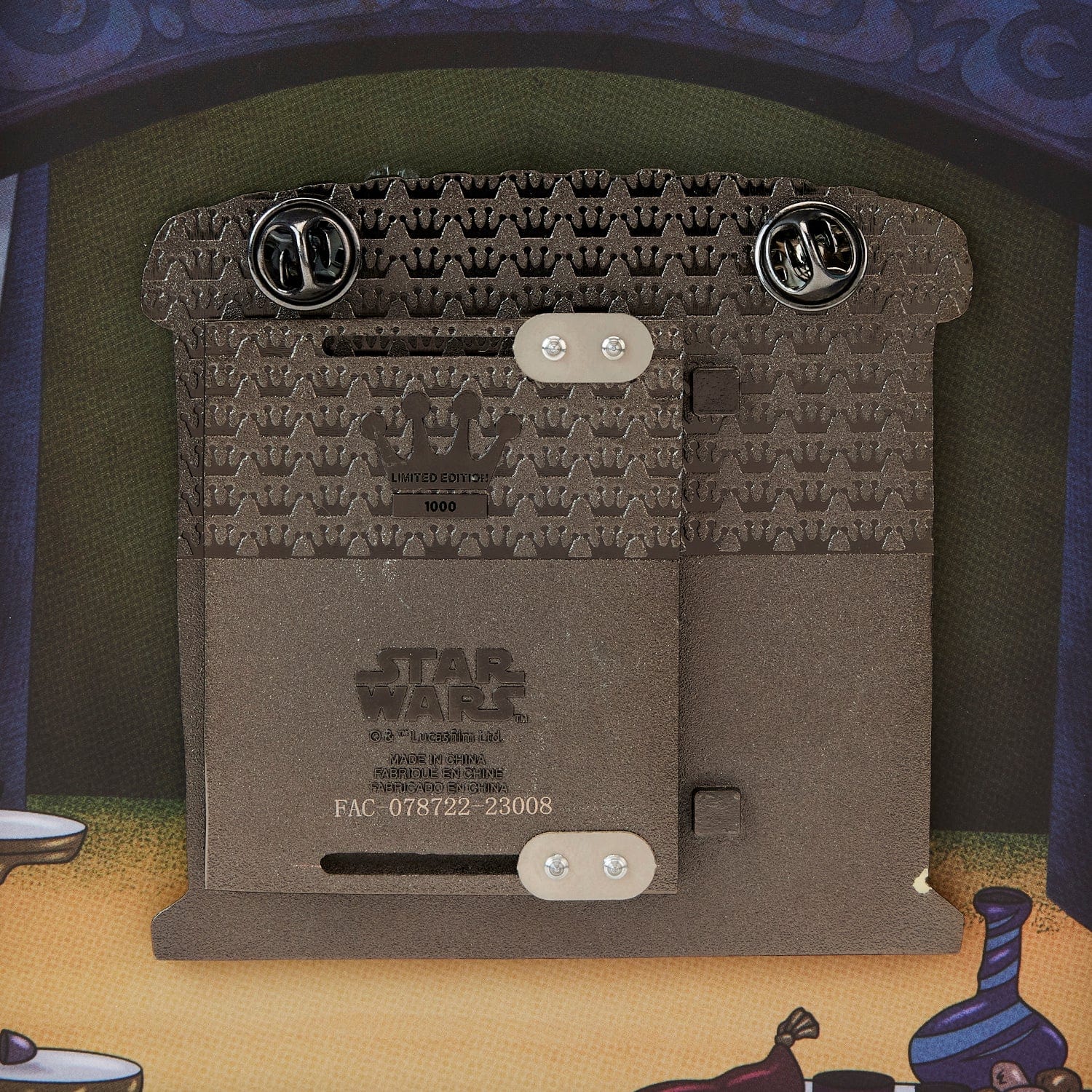 Loungefly Loungefly Star Wars Return of the Jedi 40th Anniversary Han in Carbonite 3 in. Collectible Sliding Enamel Pin Kawaii Gifts 671803391161