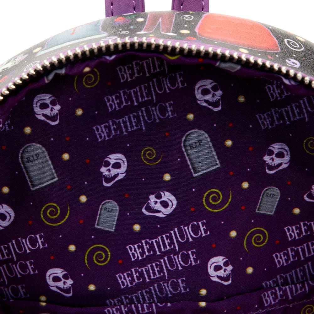 Loungefly Loungefly BeetleJuice Icons Mini Backpack Kawaii Gifts 7180343758