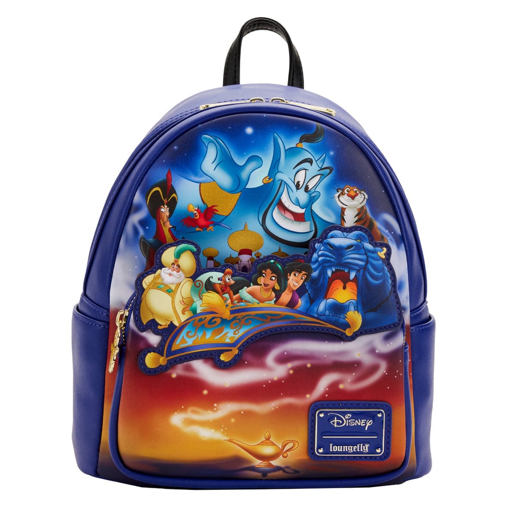 Loungefly Loungefly Disney Aladdin 30th Anniversary Mini Backpack Kawaii Gifts 671803415348
