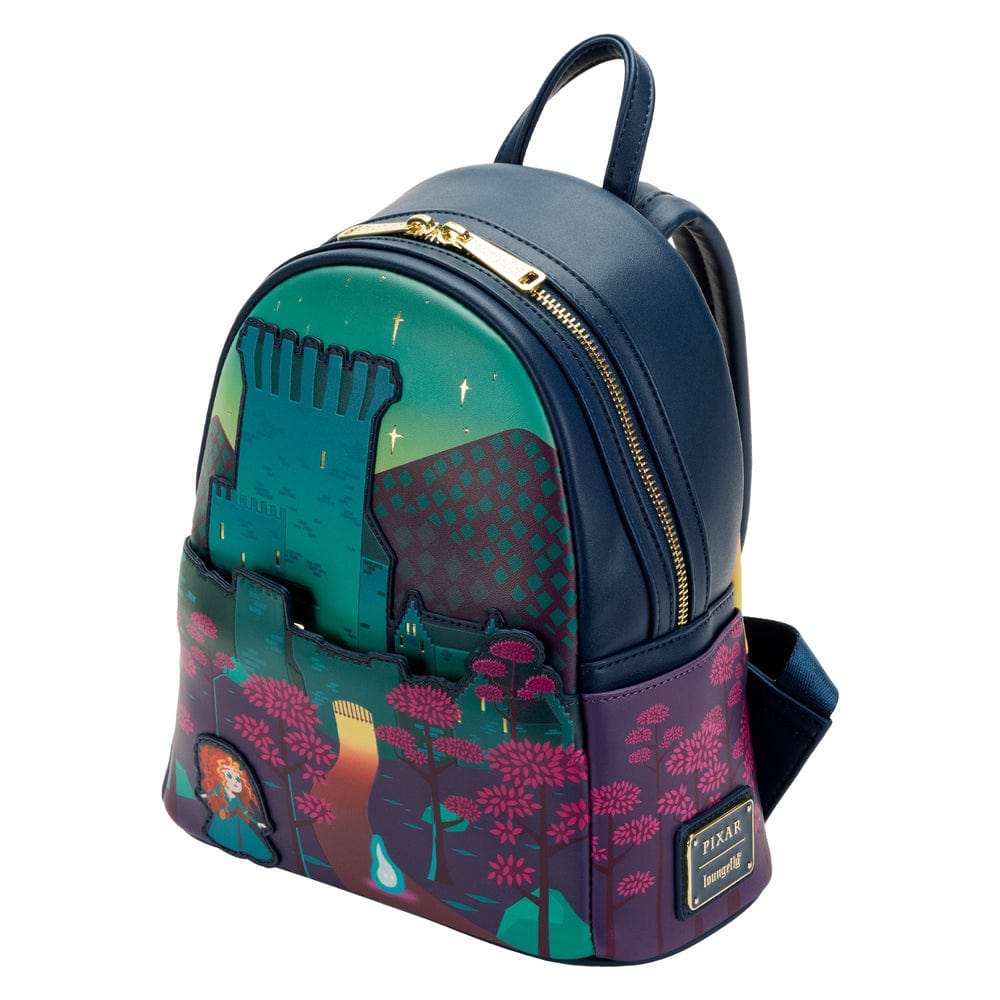 Loungefly Loungefly Disney Brave Princess Castle Mini Backpack Kawaii Gifts 671803417120