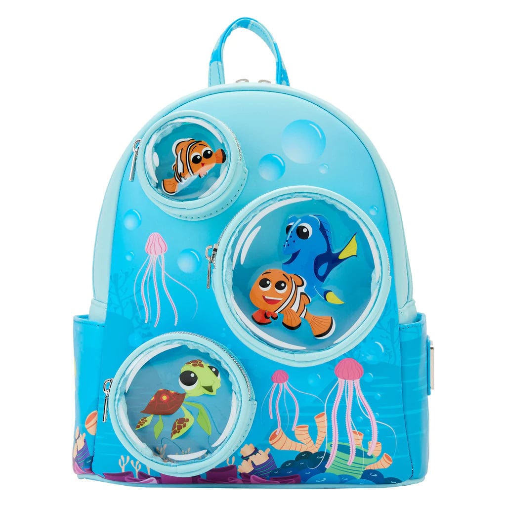 Loungefly Loungefly Finding Nemo 20th Anniversary Bubble Pocket Mini Backpack Kawaii Gifts 671803451407