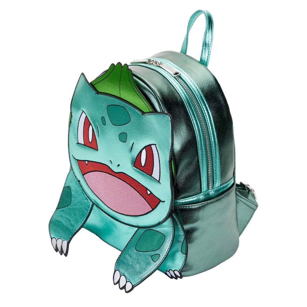 Loungefly Loungefly Pokemon Metallic Bulbasaur Cosplay Mini Backpack Kawaii Gifts 671803403956