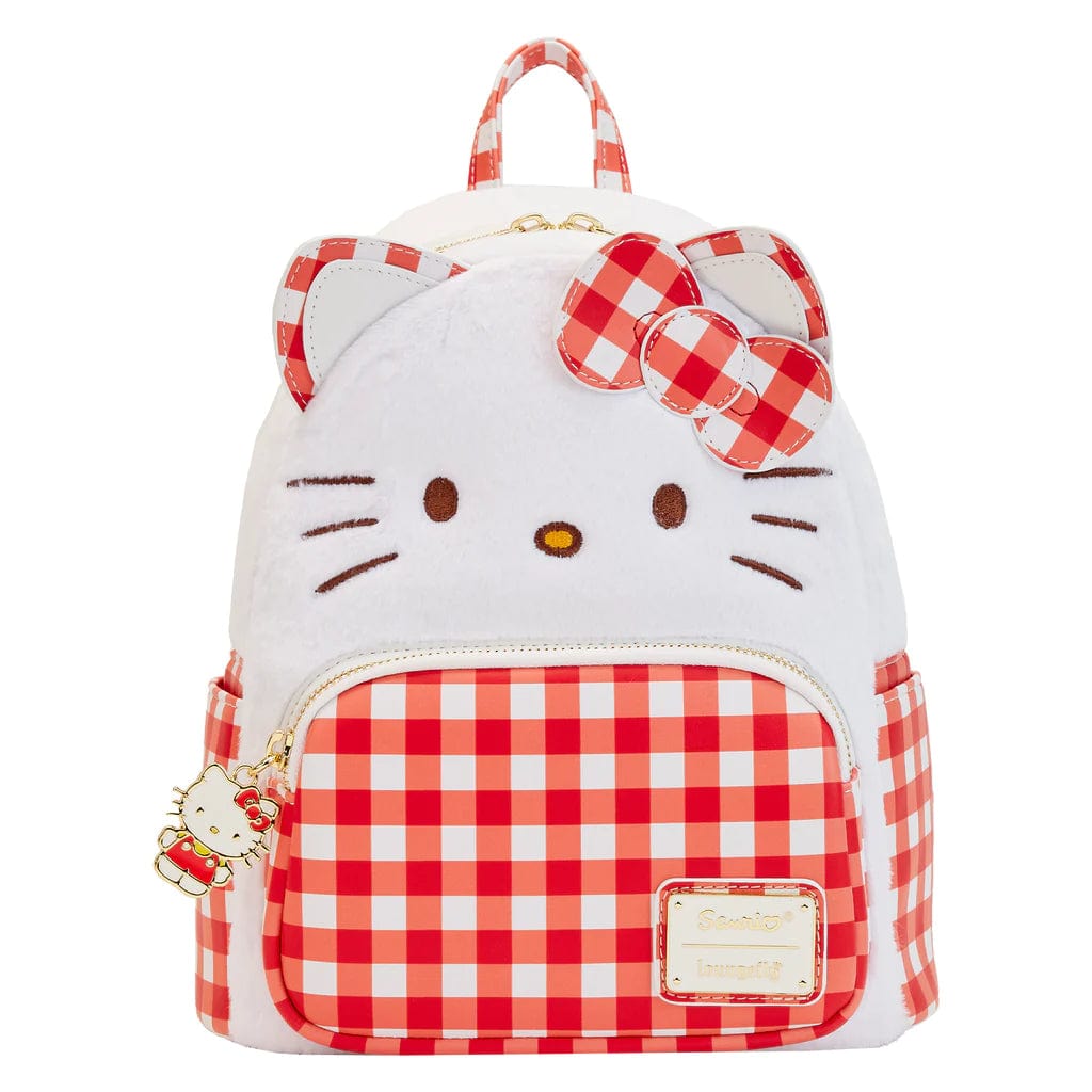 hello kitty mini backpacks Loungefly Sanrio Hello Kitty Gingham Mini Backpack