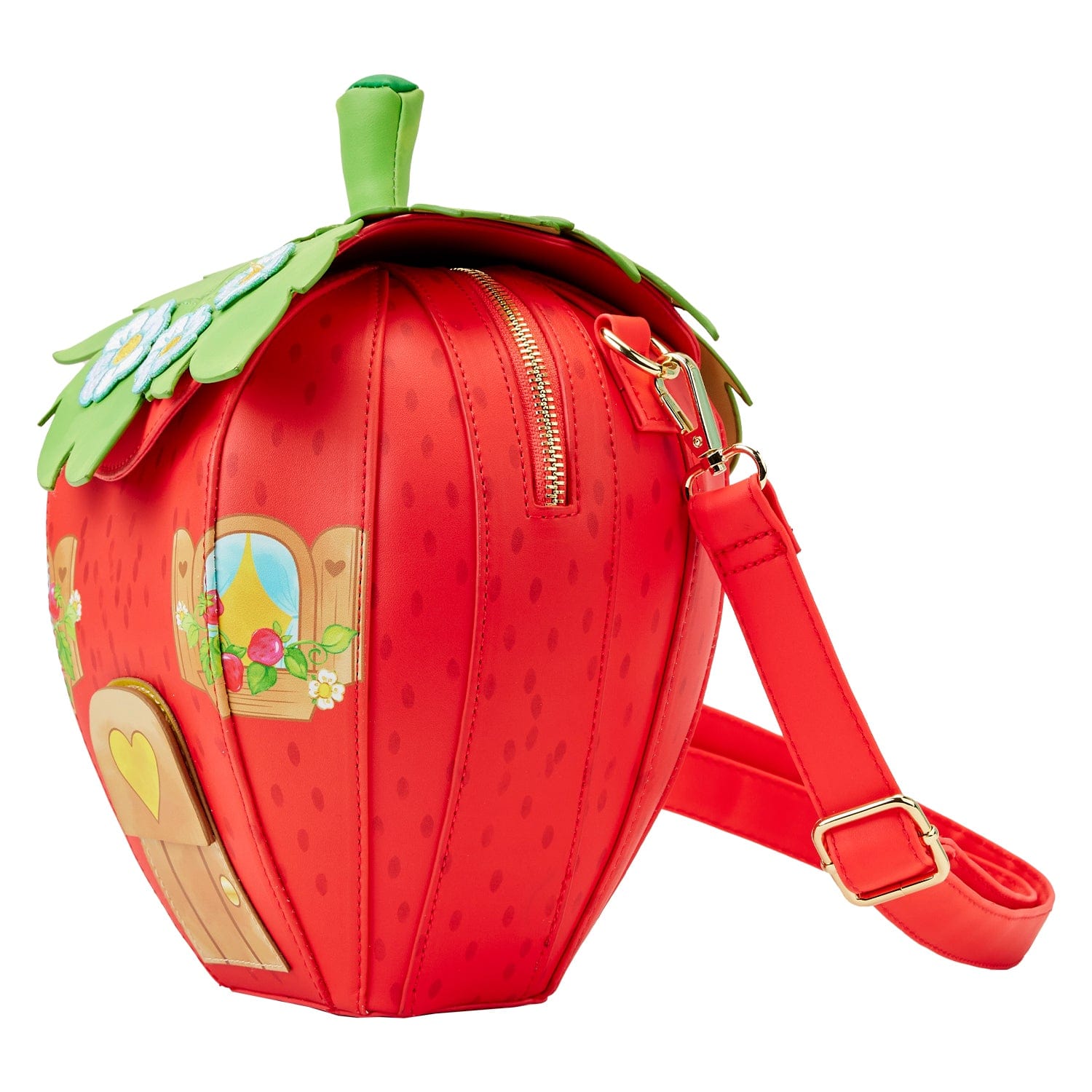 Loungefly Loungefly Strawberry Shortcake Strawberry House Figural Crossbody Bag Kawaii Gifts 671803452886