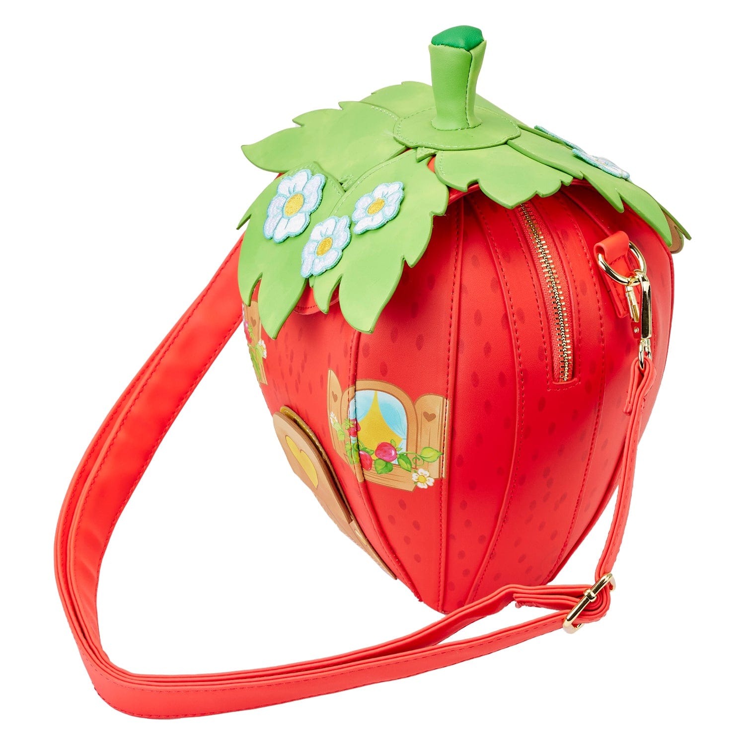 Loungefly Loungefly Strawberry Shortcake Strawberry House Figural Crossbody Bag Kawaii Gifts 671803452886