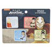Loungefly LF Avatar: The Last Airbender Elements 4pc Pin Set Kawaii Gifts 671803394247