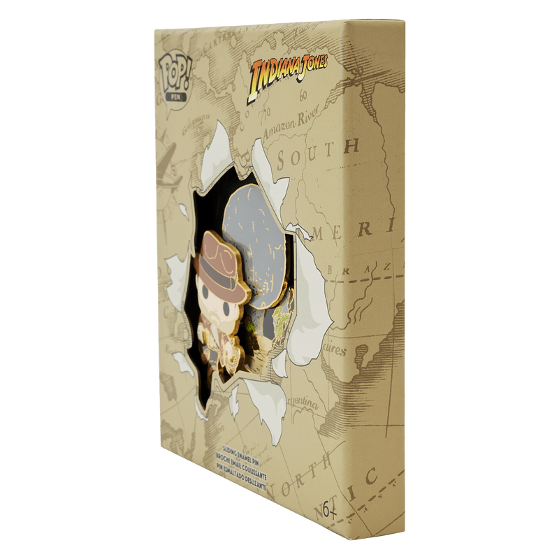 Loungefly LF Pop! Indiana Jones Raiders of the Lost Ark Sliding Pin Kawaii Gifts 671803392120