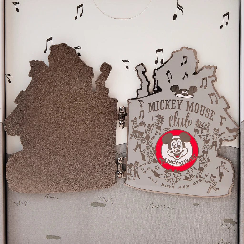 Loungefly Loungefly Disney 100th Mickey Mouse Club Hinged Pin Kawaii Gifts 671803451216