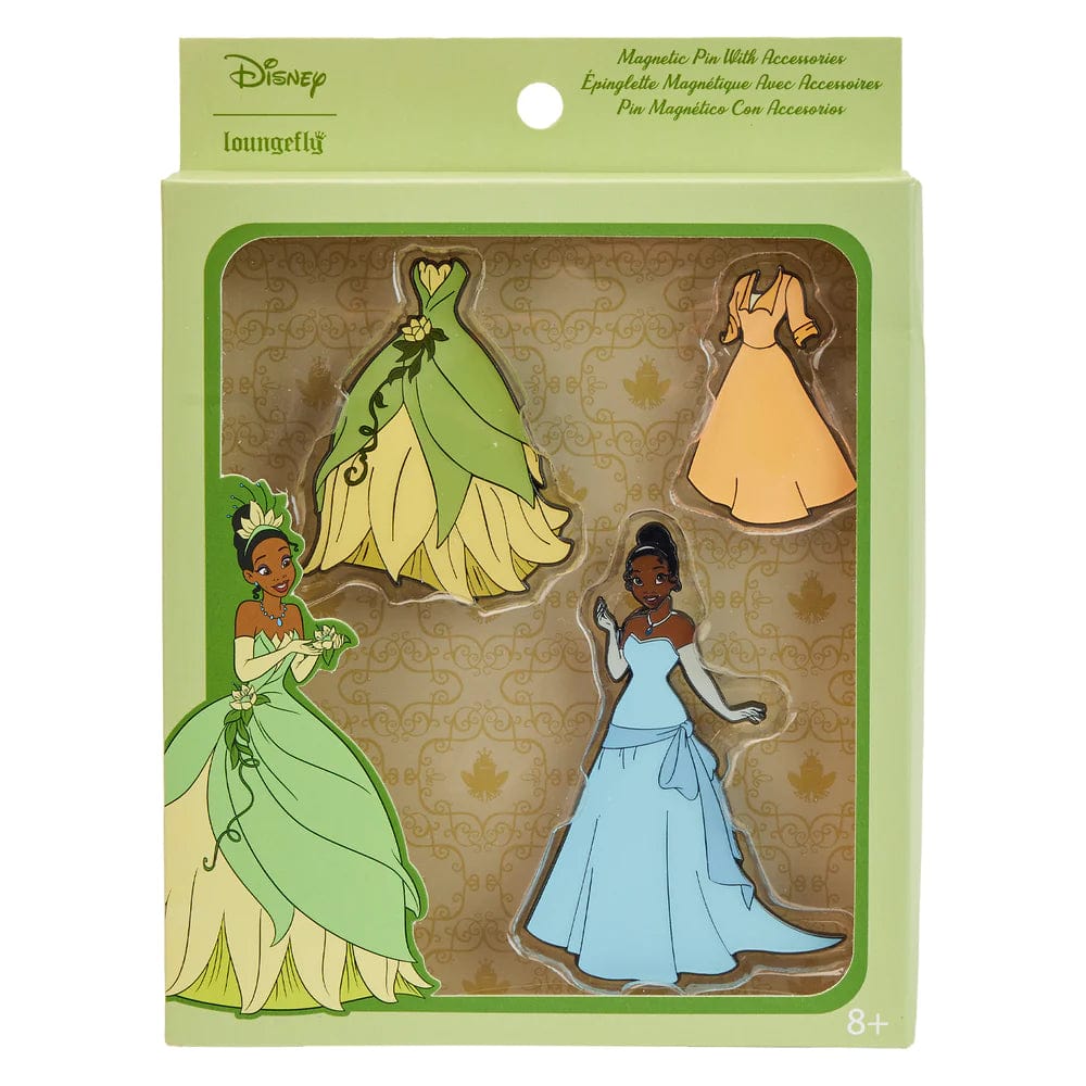 Loungefly Loungefly Disney Tiana Paper Doll Magnetic Pin Set Kawaii Gifts 71803420182