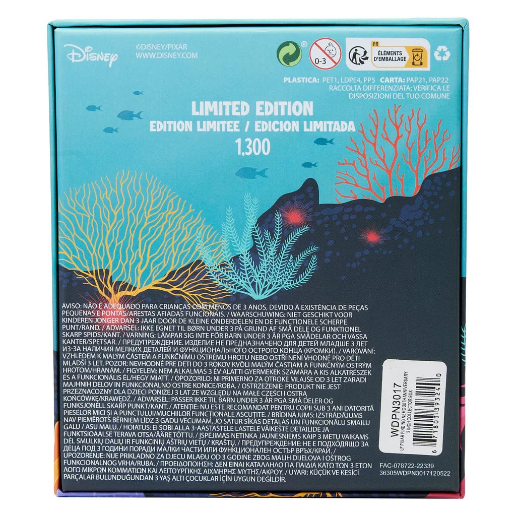 Loungefly Loungefly Finding Nemo 20th Anniversary Sliding Pin Kawaii Gifts 671803393240
