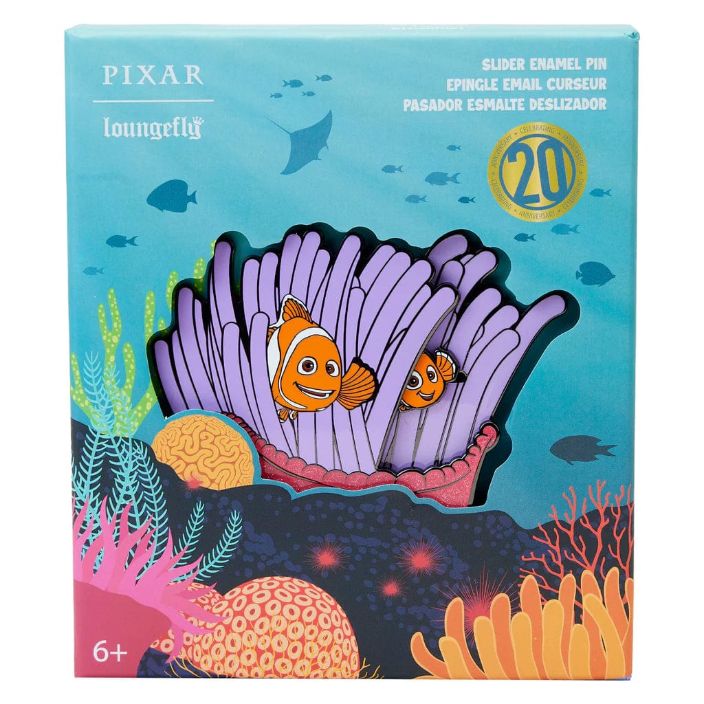 Loungefly Loungefly Finding Nemo 20th Anniversary Sliding Pin Kawaii Gifts 671803393240
