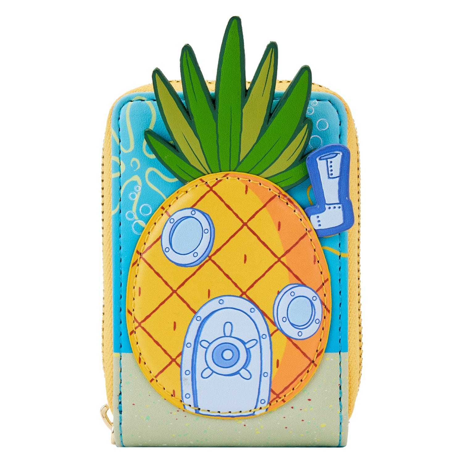 Loungefly Loungefly Nickelodeon Spongebob Squarepants Pineapple House Accordion Wallet Kawaii Gifts 671803390720