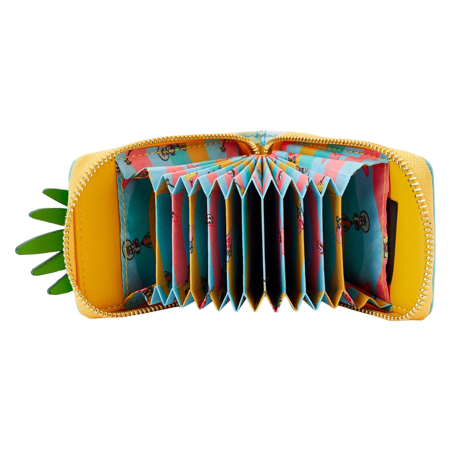 Loungefly Loungefly Nickelodeon Spongebob Squarepants Pineapple House Accordion Wallet Kawaii Gifts 671803390720