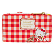 Loungefly Loungefly Sanrio Hello Kitty Gingham Cosplay Flap Wallet Kawaii Gifts 671803447318