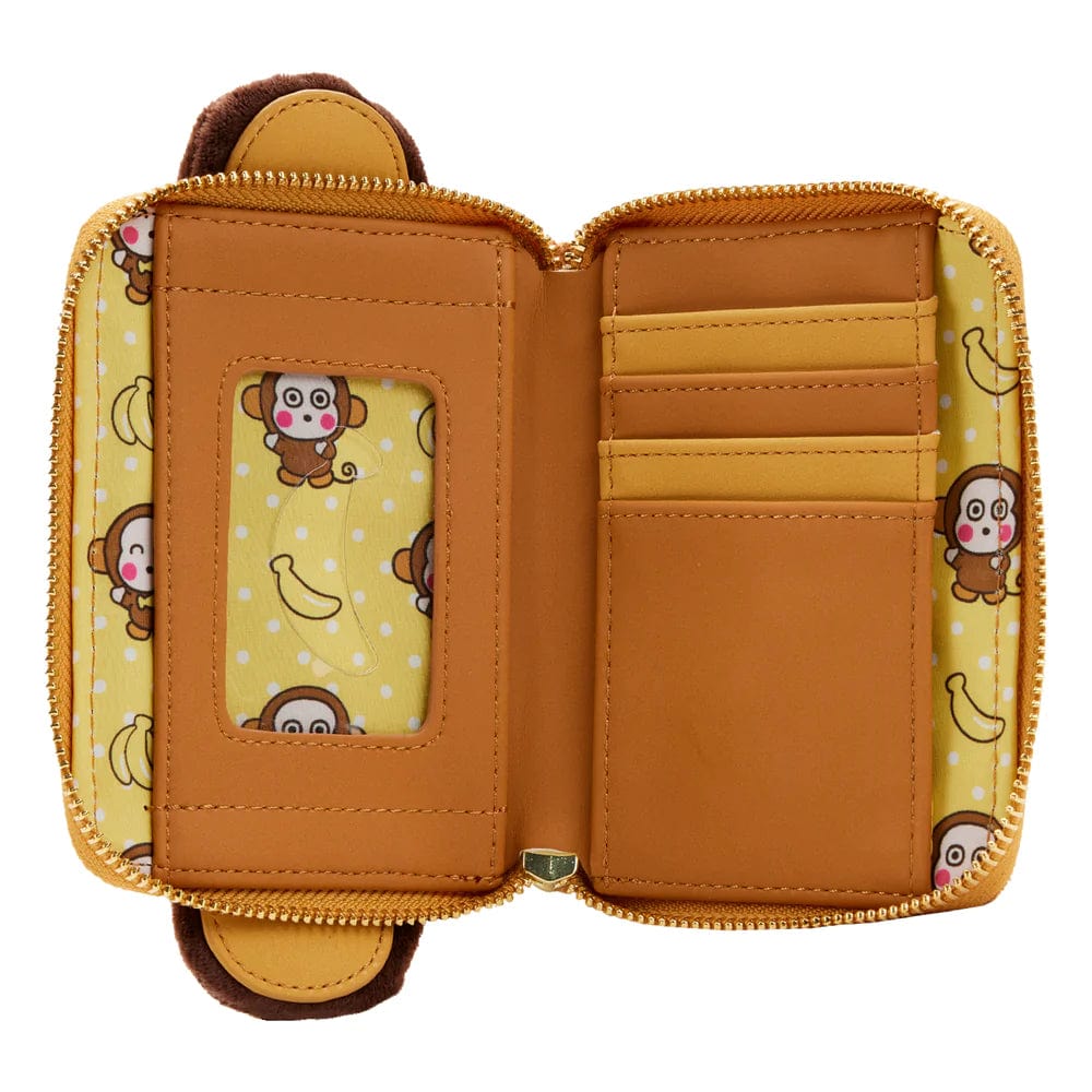 Loungefly Loungefly Sanrio Monkichi Cosplay Zip Around Wallet Kawaii Gifts