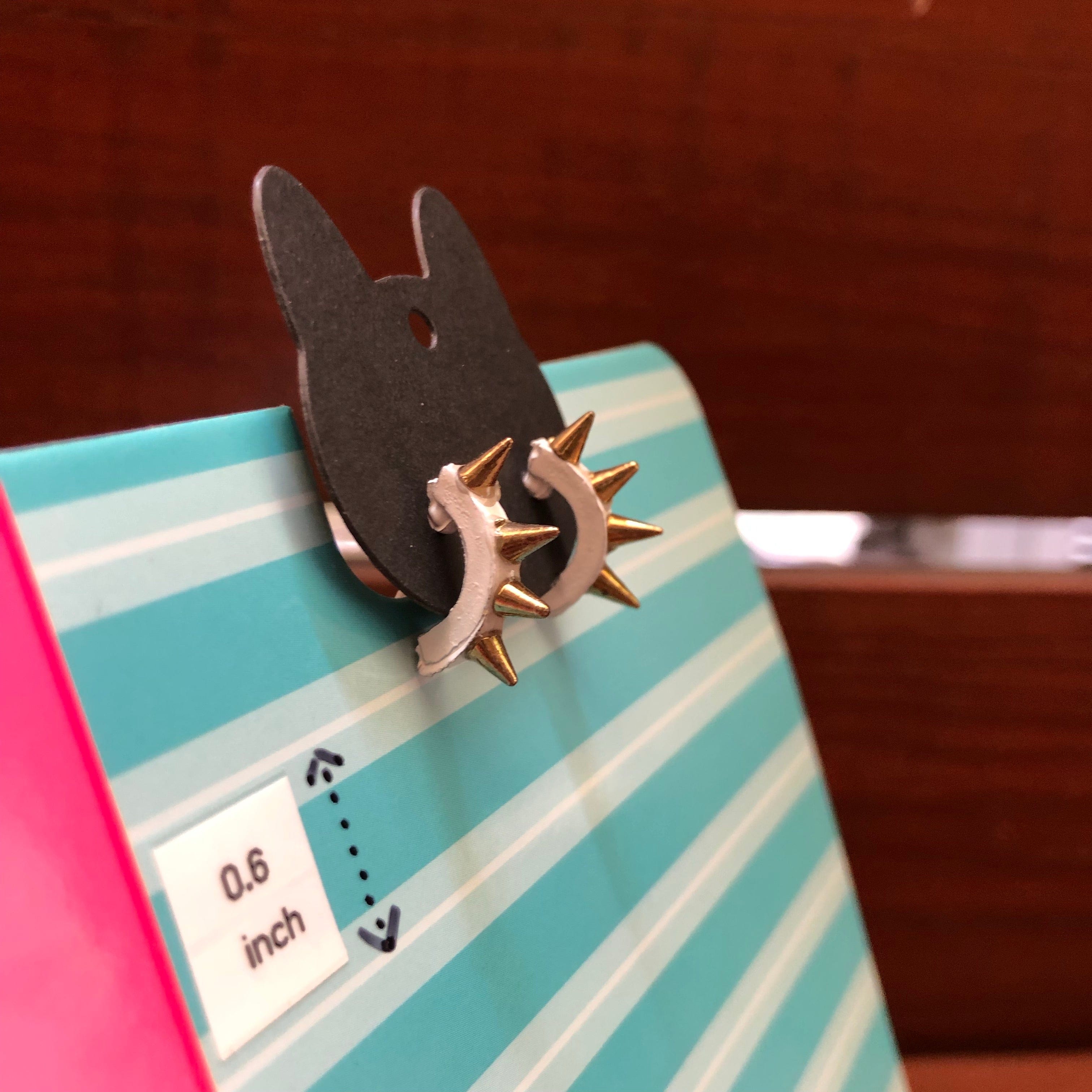 Macaron Spikes Stud Earrings Kawaii Gifts 27830581