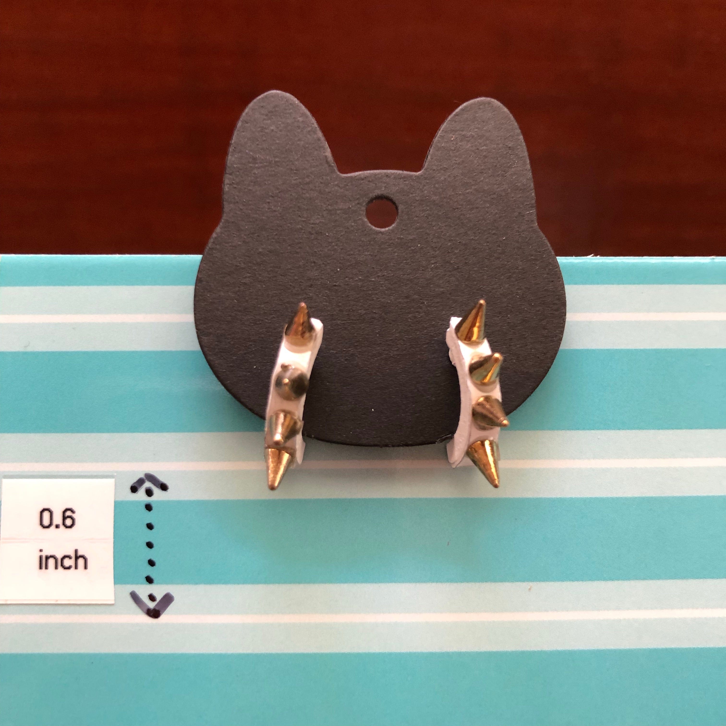 Macaron Spikes Stud Earrings Kawaii Gifts 27830581