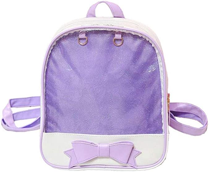 itabag backpack mini Laced Up Ita Bag Backpack with Clear Window