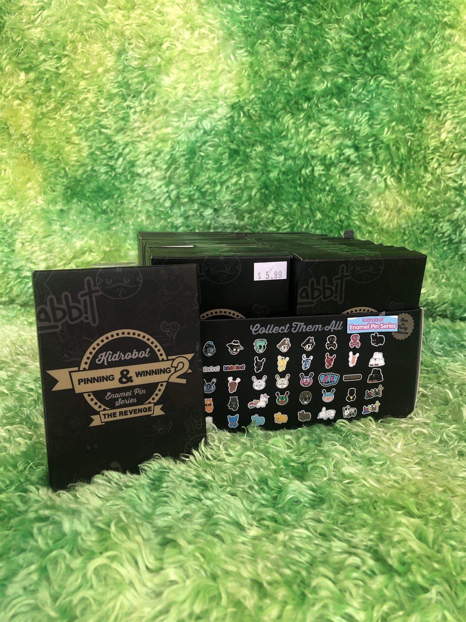 Kidrobot Pinning & Winning 2 The Revenge Enamel Pin Surprise Box