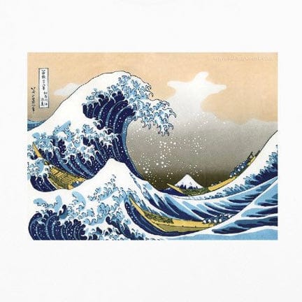 PopKiller Japanese Ukiyoe Hosusai Great Wave Classic T-Shirt Kawaii Gifts