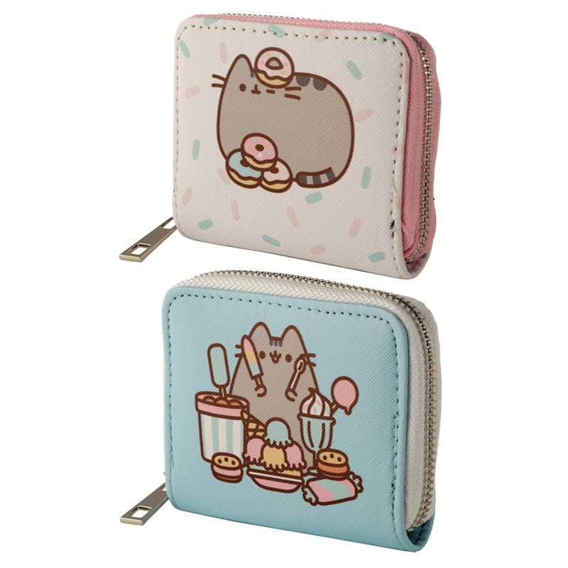 Puckator Ltd Pusheen Foodie Cat Zip Around Small Wallet Purse Kawaii Gifts