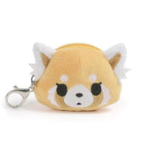 Spin Master Aggretsuko Face Pouch Keychain Kawaii Gifts 778988475607