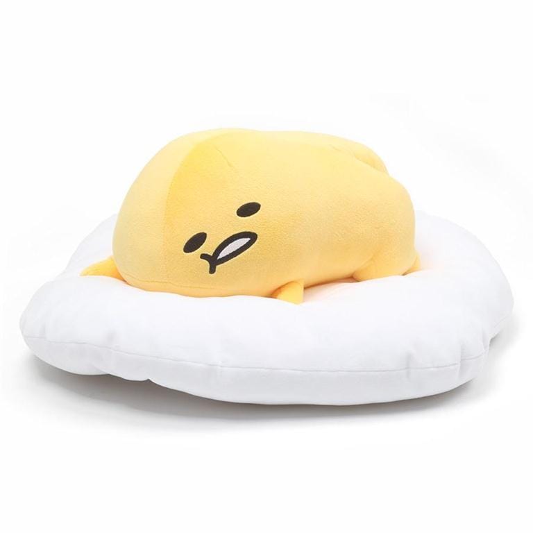 Spin Master Gudetama Lazy Egg 18" Signature Laying Plush Kawaii Gifts