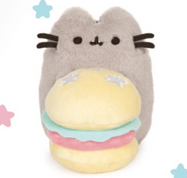 Hamburger cat outlet plush